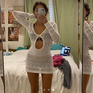 edikted: lotus crohet dress